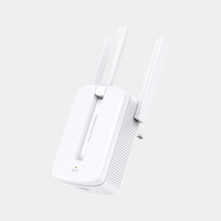 (Powered by TP-Link) Mercusys 300Mbps Wi-Fi Range Extender 2.4GHz Wi-Fi Multicolor LED (MW300RE)