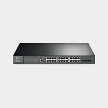 Load image into Gallery viewer, TP-Link JetStream 24-Port Gigabit L2 Managed PoE+ Switch with 4 SFP Slots (TL-SG3424P) [New Model No: (T2600G-28MPS)]

