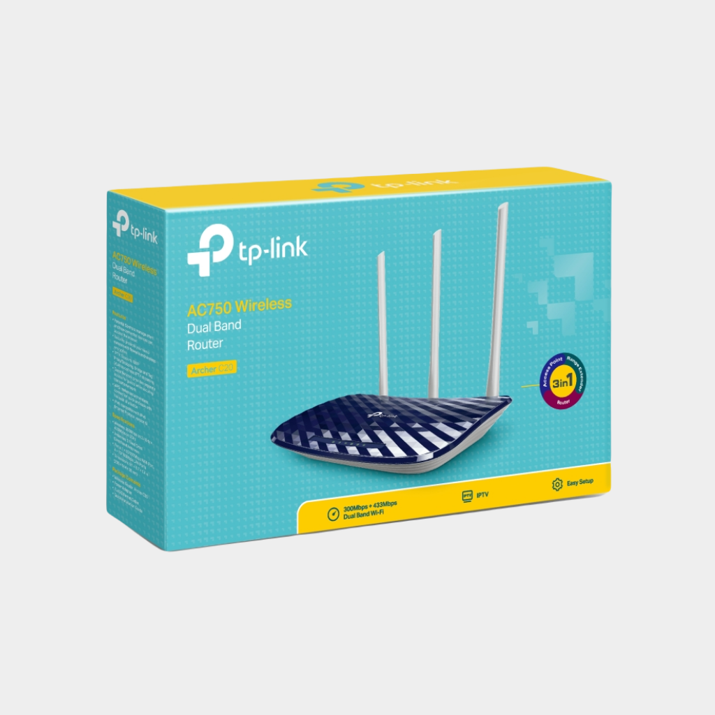 TP-Link Wireless Dual Band Router (Archer C20)