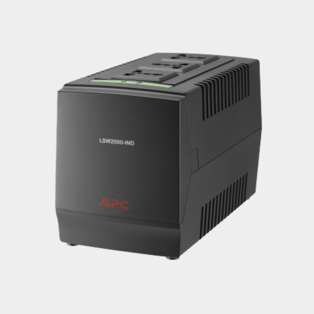 APC Line-R 2000VA Automatic Voltage Regulator, 3 Universal Outlets, 230V Indonesia (P/N: APCLSW2000-IND-D000)