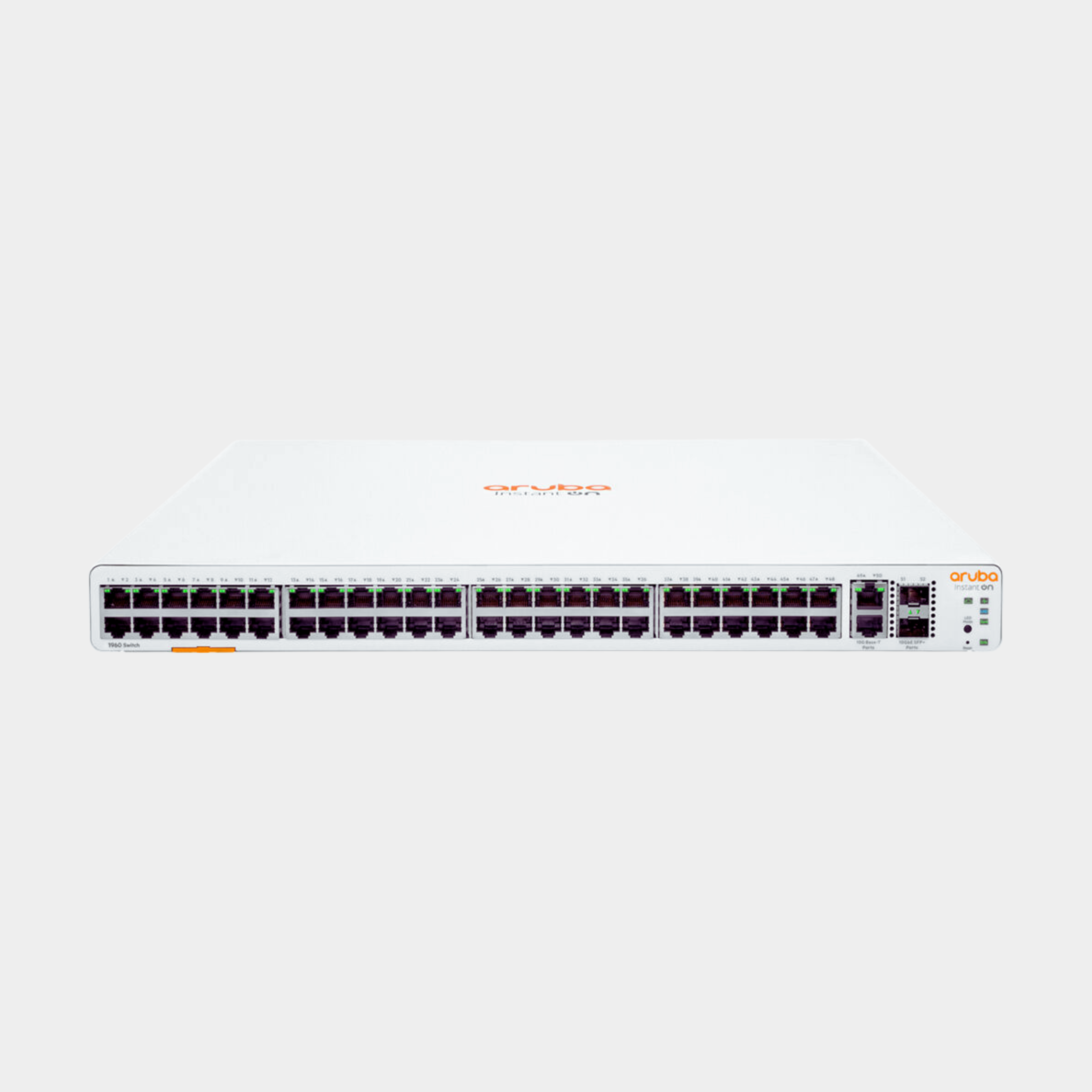 HPE Aruba Instant On 1960 48G 40p Class4 8p Class6 PoE 2XGT 2SFP+ 600W Switch (JL809A) | Limited Lifetime Protection