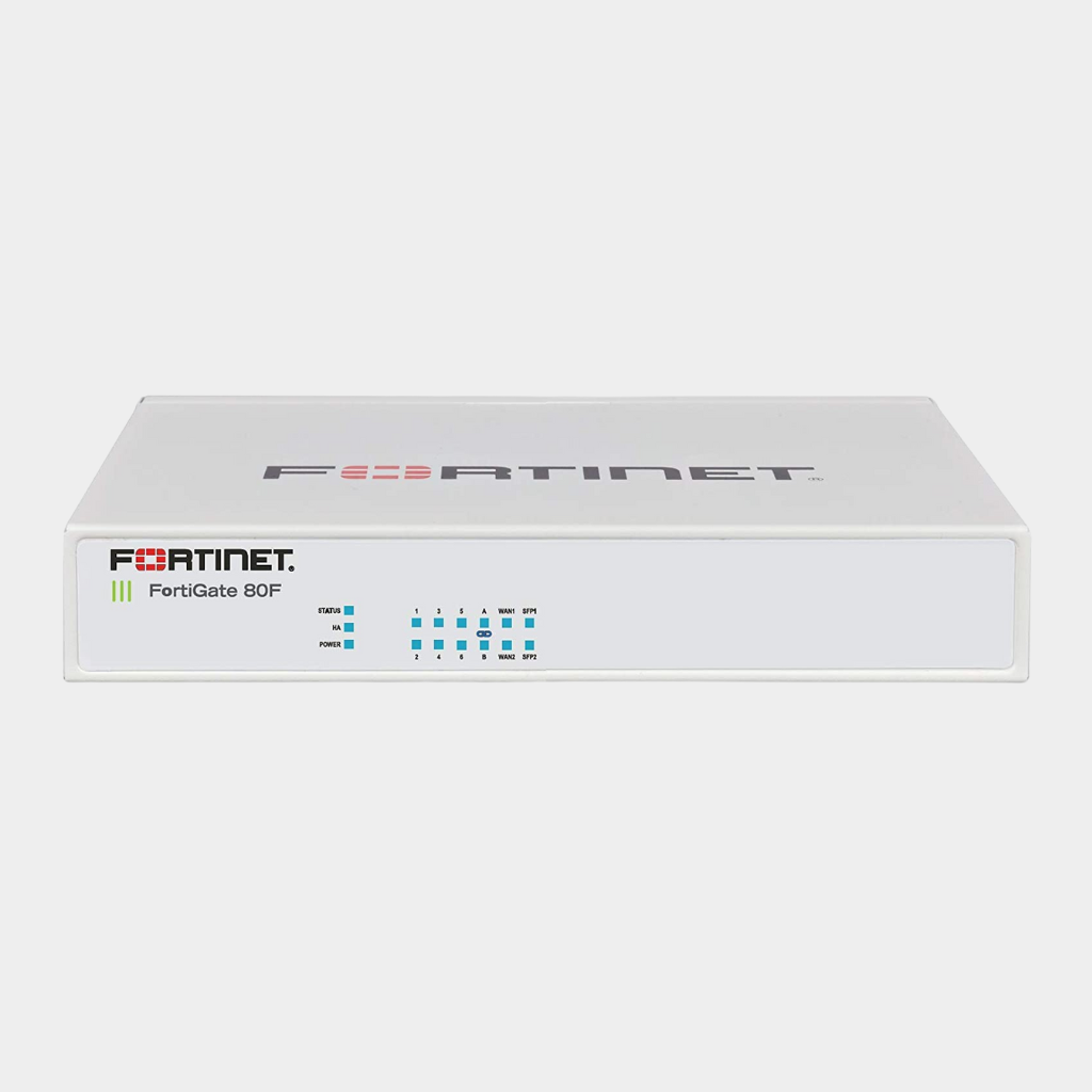 Fortigate 8 x GE RJ45 ports, 2 x RJ45/SFP shared media WAN ports, 128GB SSD (FG 81F) (Firewall Appliance)
