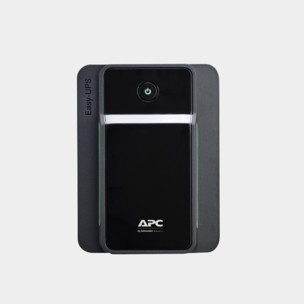 APC Easy UPS 900VA, 230V, AVR, Universal Sockets (2) + 1 IEC; fuse; Tower Type; 480Watts (P/N: APCBVX900LI-MS-D000)