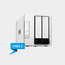 Load image into Gallery viewer, TerraMaster 2Bay USB3.1 RAID 0/1/JBOD/SINGLE (D2-310)
