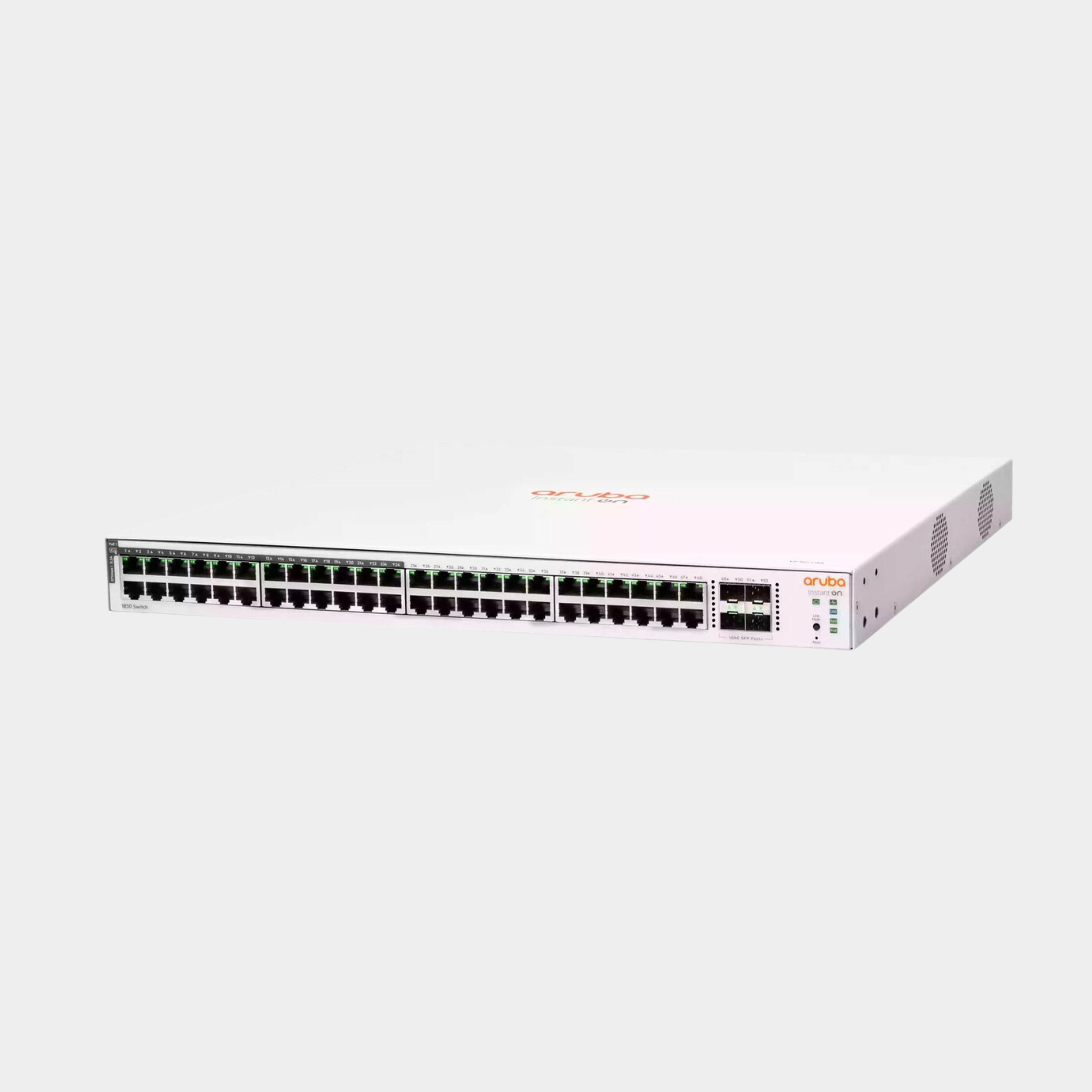 HPE Aruba Instant On 1830 48G 24p Class4 PoE 4SFP 370W Switch (JL815A) | Limited Lifetime Protection
