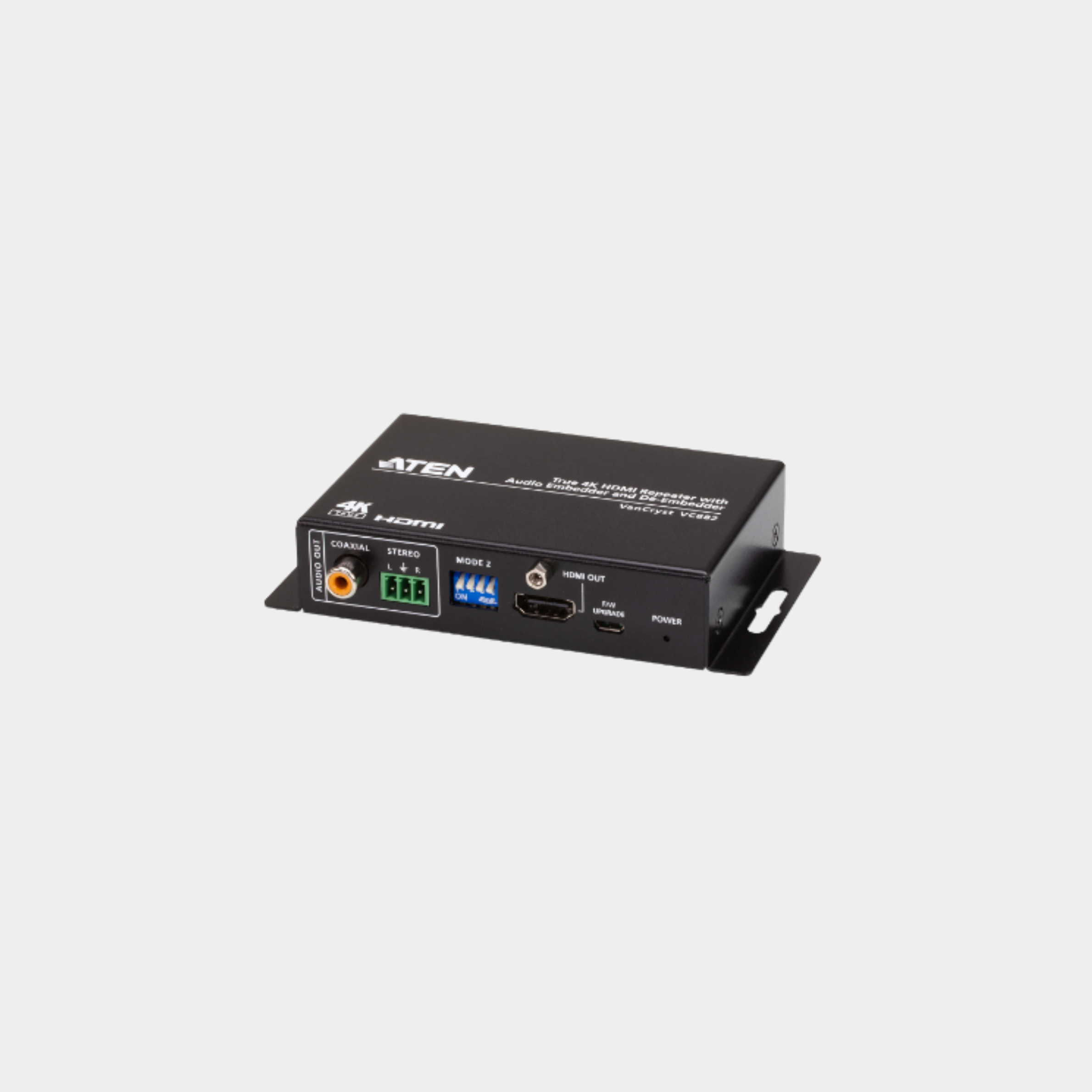 Aten True 4K HDMI Repeater with Audio Embedder & De-Embedder(ATEN VC882)