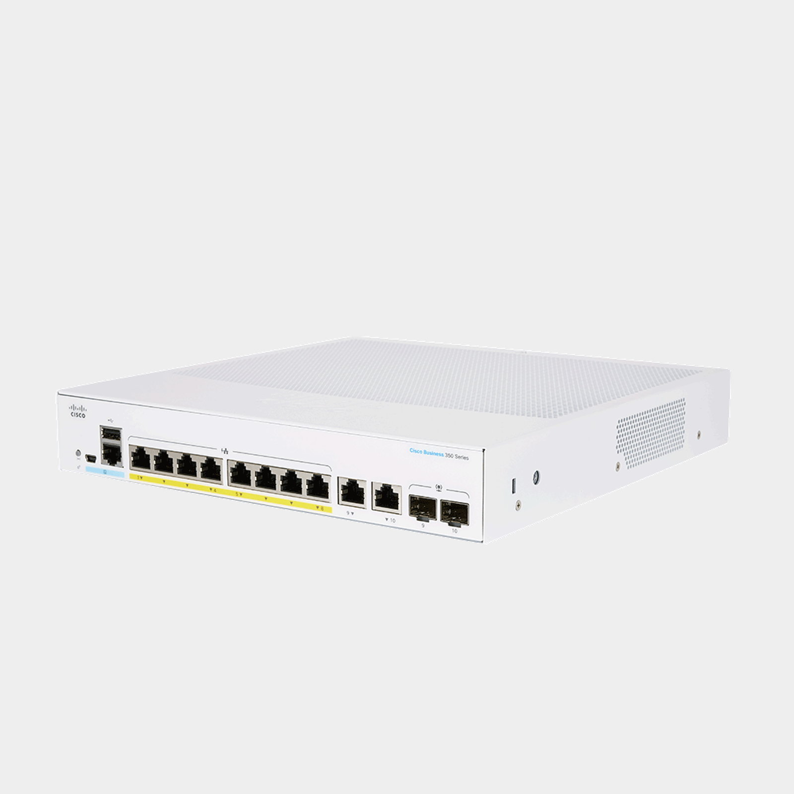 Cisco Smart Switch 8 Port GE PoE Ext PS 2x1G Combo Limited Lifetime Protection  (CBS250-8P-E-2G-EU)