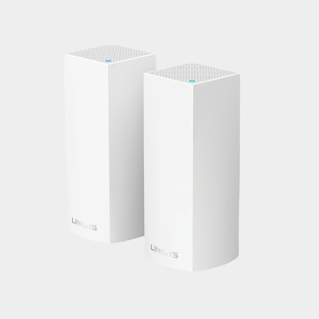 Linksys Velop Intelligent Whole Home Mesh WiFi System, Tri-Band 2-Pack (WHW0302)