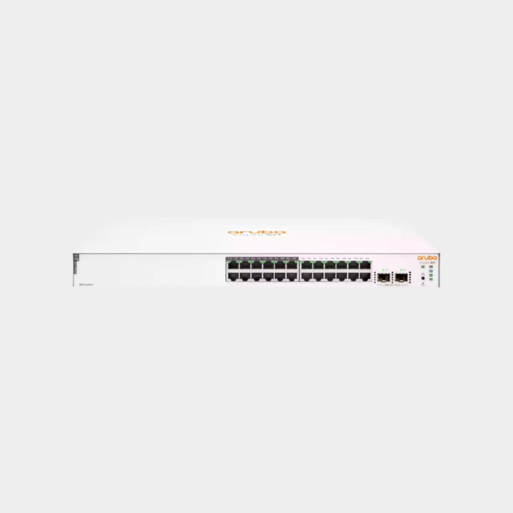 HPE Aruba Instant On 1830 24G 12p Class4 PoE 2SFP 195W Switch (JL813A) | Limited Lifetime Protection
