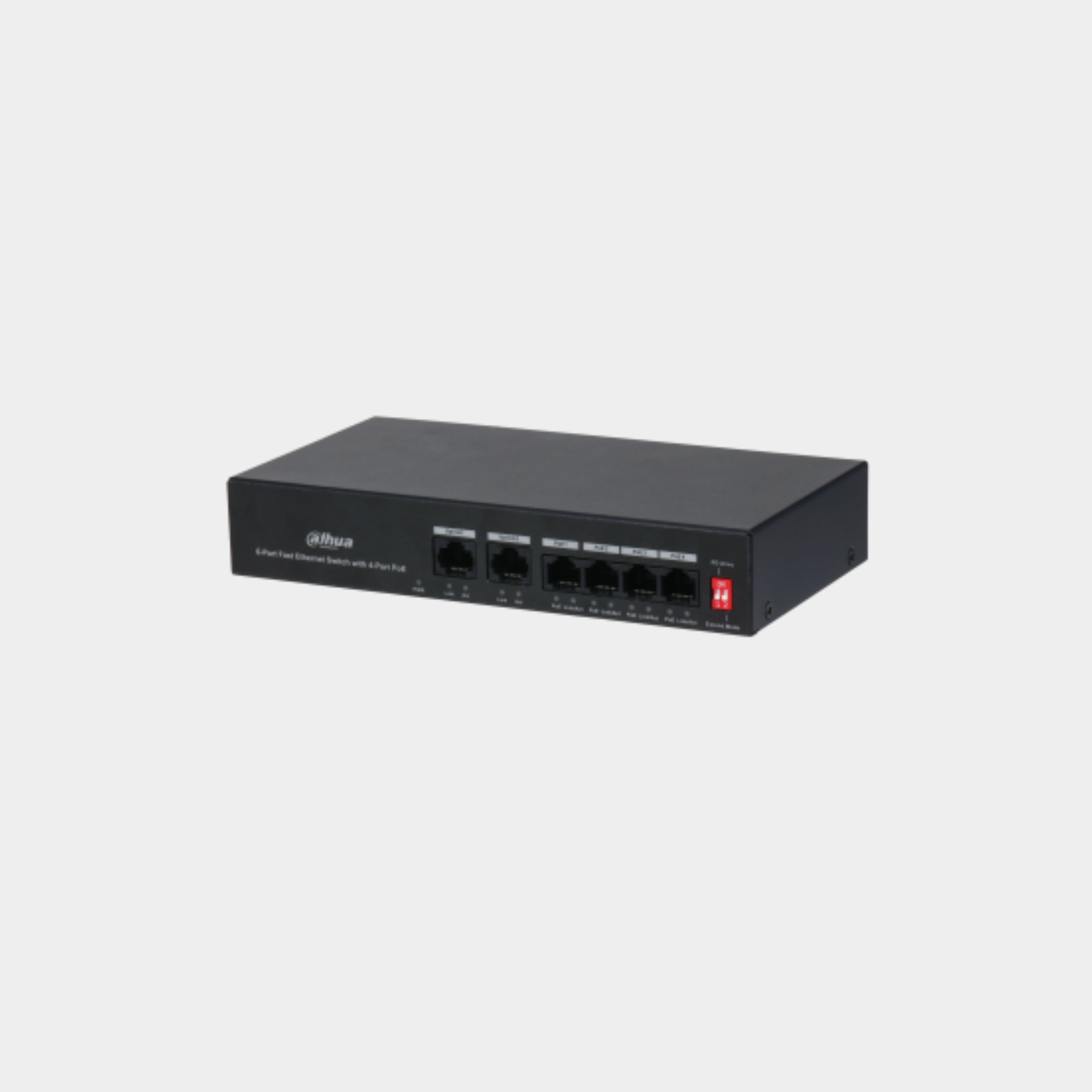 Dahua 6-Port 10/100Mbps Unmanaged Desktop Switch with 4 PoE Ports