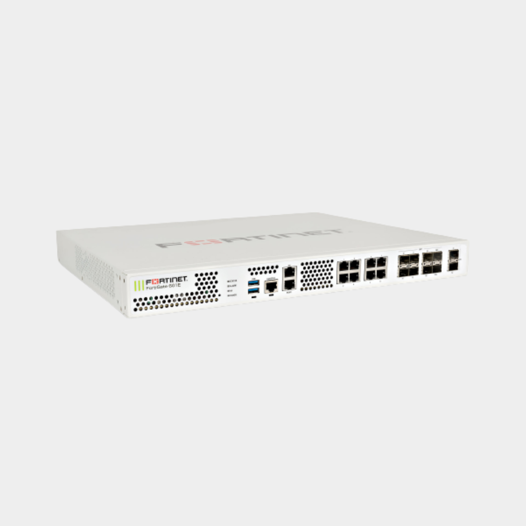 Fortigate 2 x 10GE SFP+ slots, 10 x GE RJ45 ports (including 1 x MGMT port, 1 X HA port, 8 x switch ports), 8 x GE SFP slots, SPU NP6 and CP9 hardware accelerated (FG-600E)