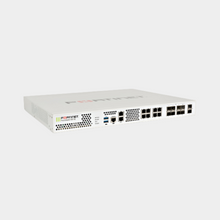 Load image into Gallery viewer, Fortigate 2 x 10GE SFP+ slots, 10 x GE RJ45 ports (including 1 x MGMT port, 1 X HA port, 8 x switch ports), 8 x GE SFP slots, SPU NP6 and CP9 hardware accelerated (FG-600E)
