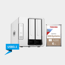 Load image into Gallery viewer, TerraMaster  Direct Attached Storage (DAS)  USB 3.1 [Choose from (D2-310) (D4-300)]
