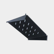 Load image into Gallery viewer, Premium Line 1U / 2U  Fixed Shelf for depth wall mount  cabinet, Black
