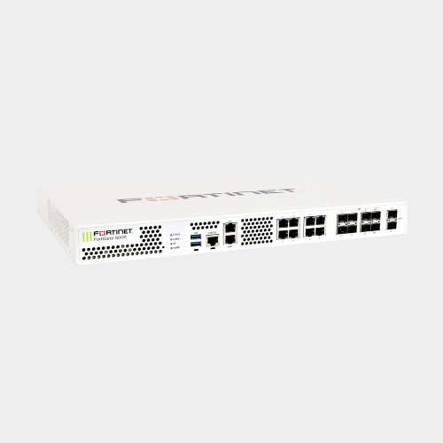 Fortinet 2 x 10GE SFP+ slots, 10 x GE RJ45 ports (including 1 x MGMT port, 1 X HA port, 8 x switch ports), 8 x GE SFP slots, SPU NP6 and CP9 hardware accelerated (FG-500E)