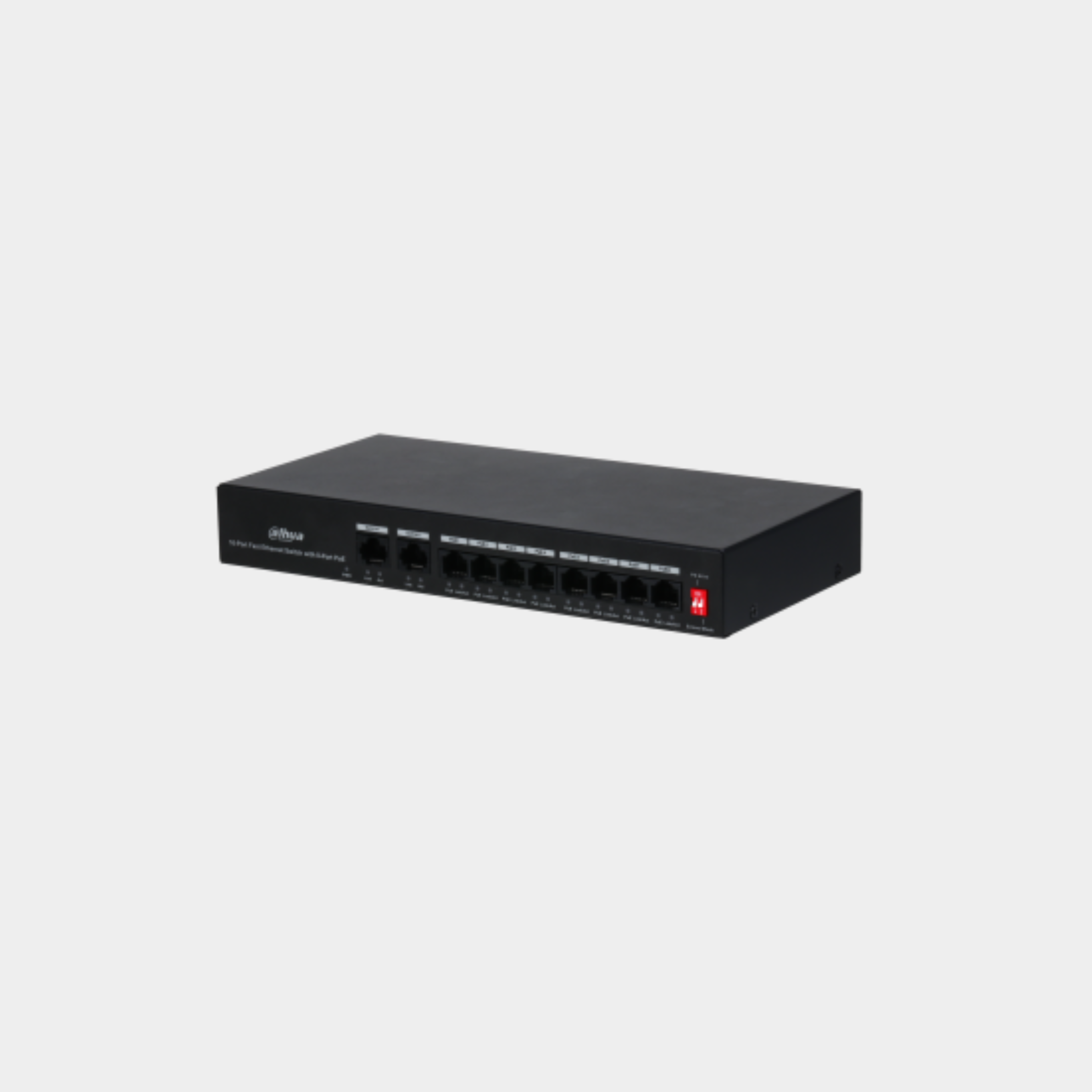 Dahua 10-Port Fast Ethernet Switch with 8-Port PoE