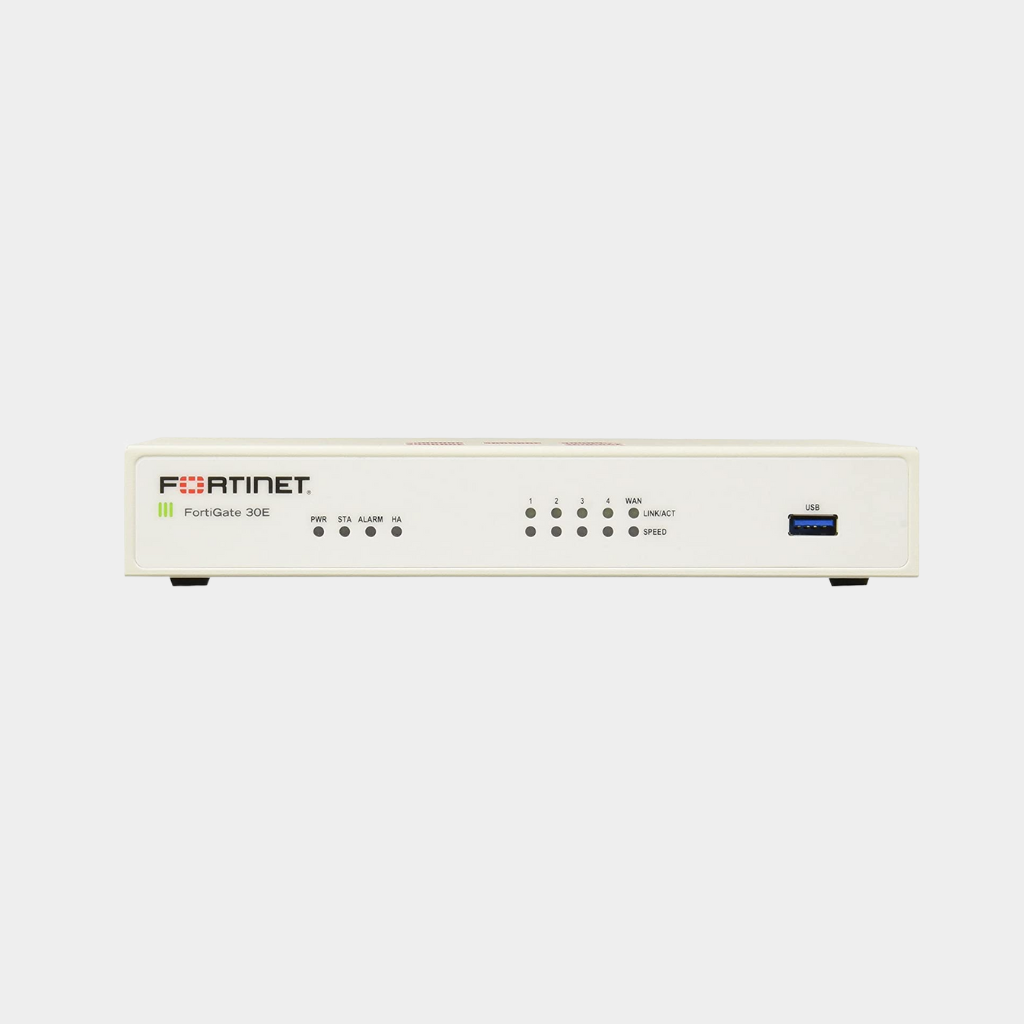 Fortigate 	5 x GE RJ45 ports (Including 1 x WAN port, 4 x Switch ports)/Appliance Only