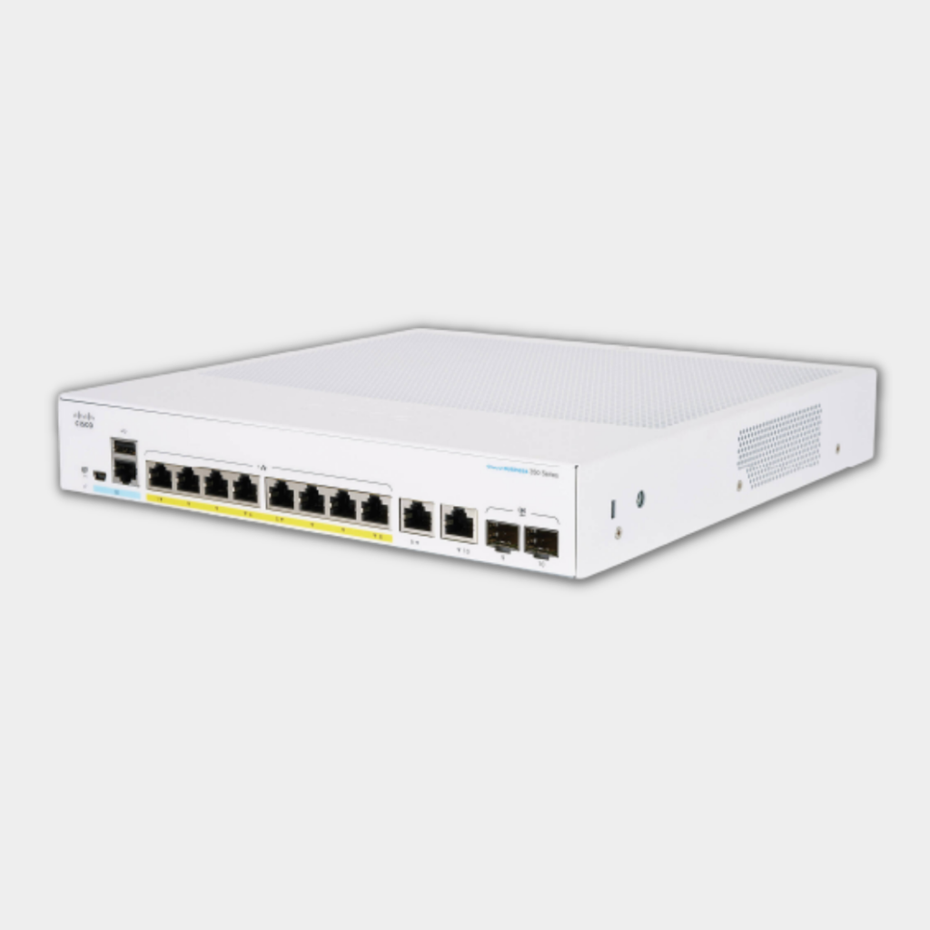Cisco Business CBS250-24P-4X Smart Switch, 24 Port GE, PoE, 4x10G SFP+, Limited Lifetime Protection (CBS250-24P-4X-EU)