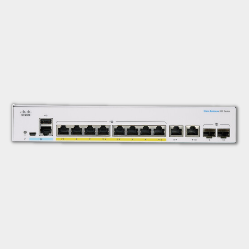 Cisco Business CBS250-24P-4X Smart Switch, 24 Port GE, PoE, 4x10G SFP+, Limited Lifetime Protection (CBS250-24P-4X-EU)