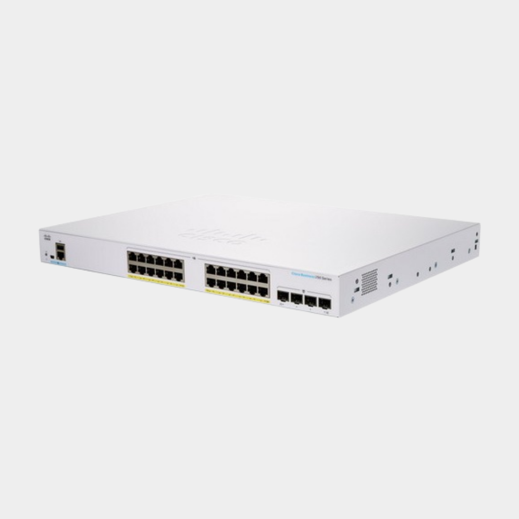 Cisco Business CBS250-24PP-4G Smart Switch 24 Port GE Partial PoE 4x1G SFP Limited Lifetime Protection (CBS250-24PP-4G-EU)