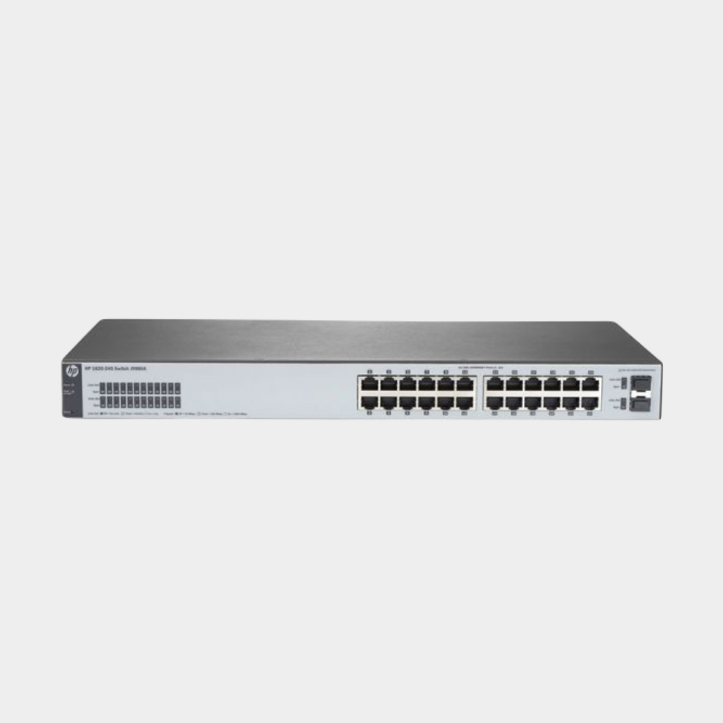 HPE Aruba Office Connect 1820 switch with 24 1GbE ports and 2 SFP ports (J9980A) | Limited Lifetime Protection