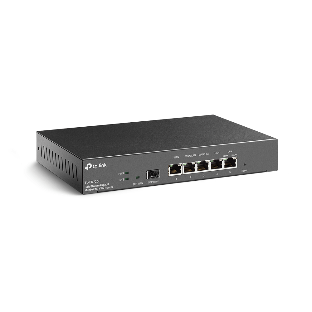 TP-Link SafeStream Omada Gigabit Multi-WAN VPN Router ER7206 (TL-ER7206)