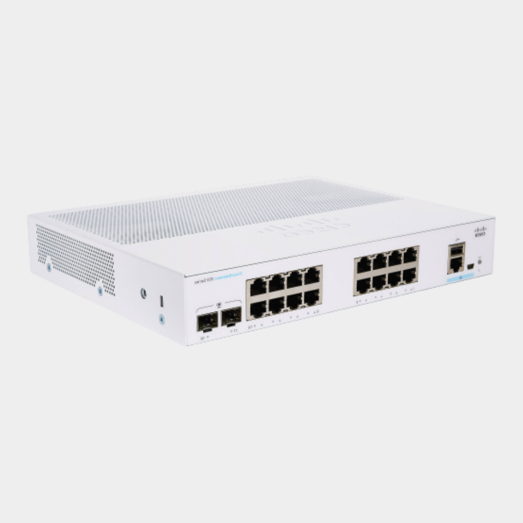 Cisco Business Managed Switch 16 Port GE, 2x1G SFP (CBS350-16T-2G-EU)