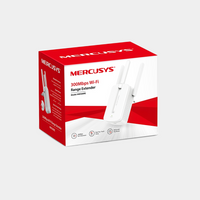 (Powered by TP-Link) Mercusys 300Mbps Wi-Fi Range Extender 2.4GHz Wi-Fi Multicolor LED (MW300RE)