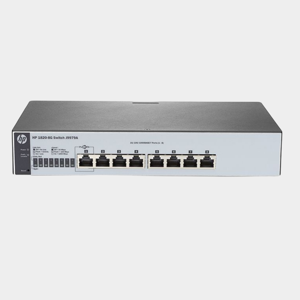 HPE Aruba OfficeConnect 1820-8G Switch (J9979A) | Limited Lifetime Protection