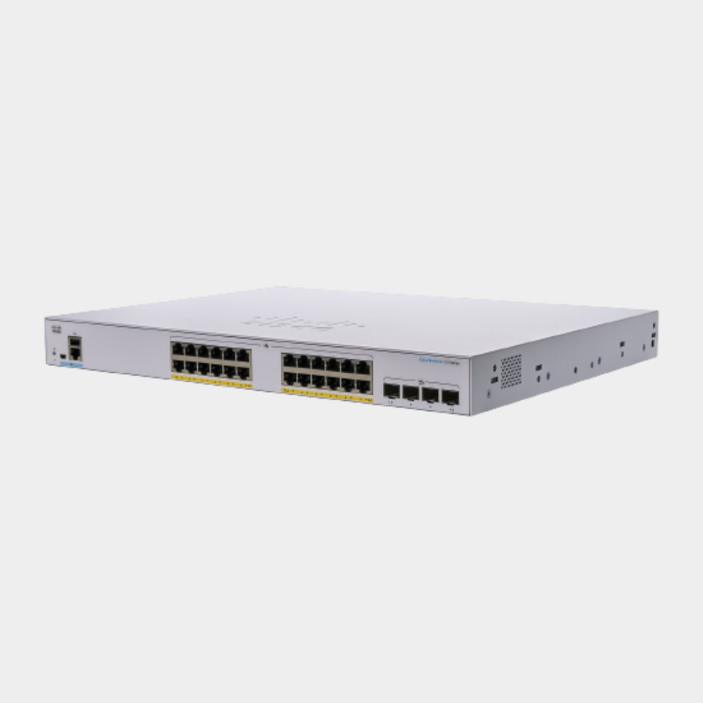 Cisco Business CBS350-24P-4X Managed Switch, 24 Port GE, PoE, 4x10G SFP+, Limited Lifetime Protection (CBS350-24P-4X)