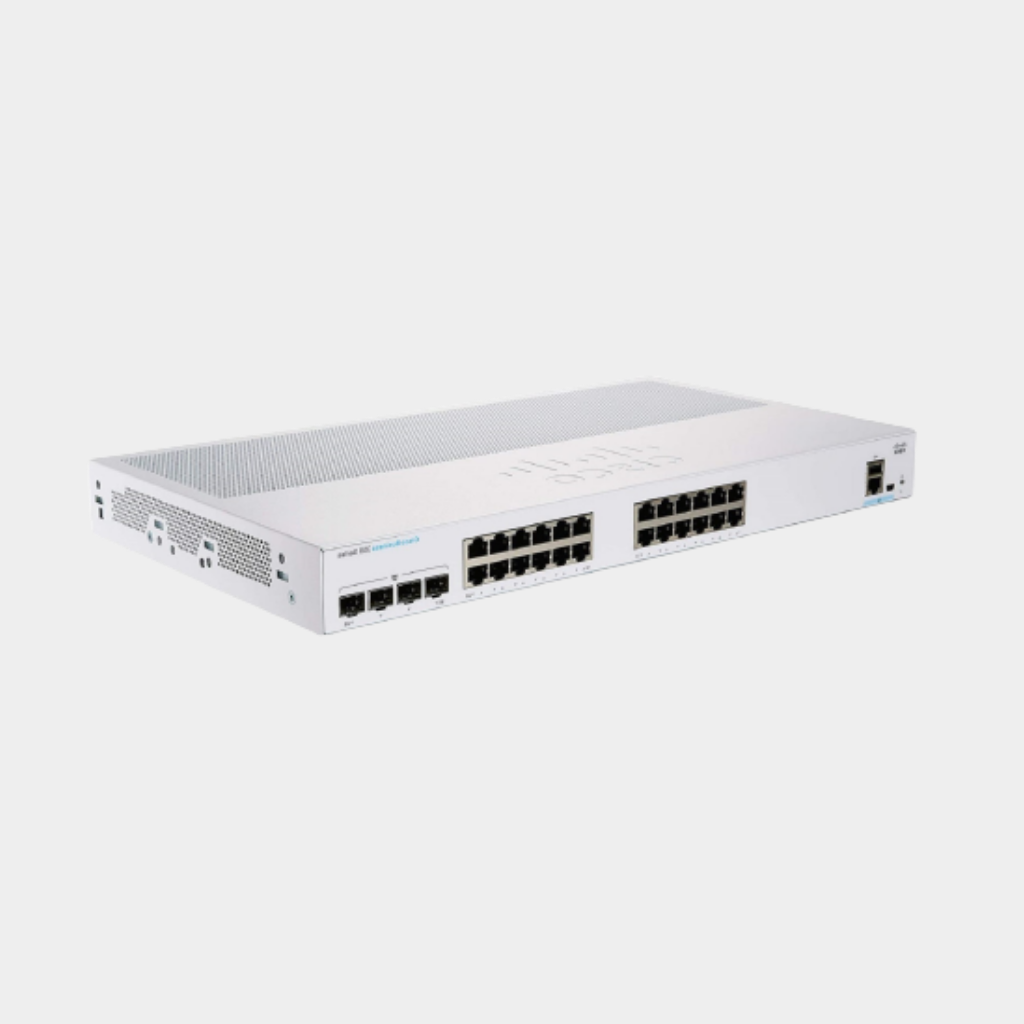 Cisco Business CBS350-24T-4G Managed Switch, 24 Port GE, 4x1G SFP, Limited Lifetime Protection (CBS350-24T-4G-EU)