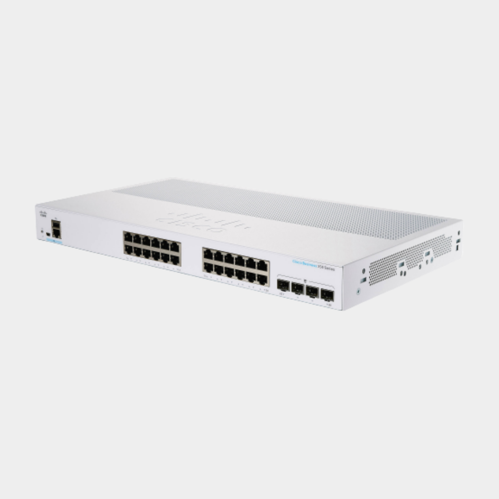 Cisco Business CBS350-24T-4X Managed Switch, 24 Port GE, 4x10G SFP+ (CBS350-24T-4X-EU)