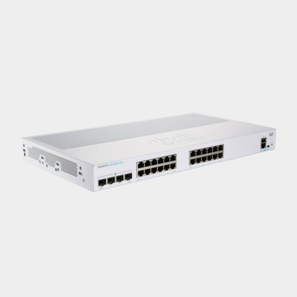 Cisco Business CBS350-24T-4X Managed Switch, 24 Port GE, 4x10G SFP+ (CBS350-24T-4X-EU)
