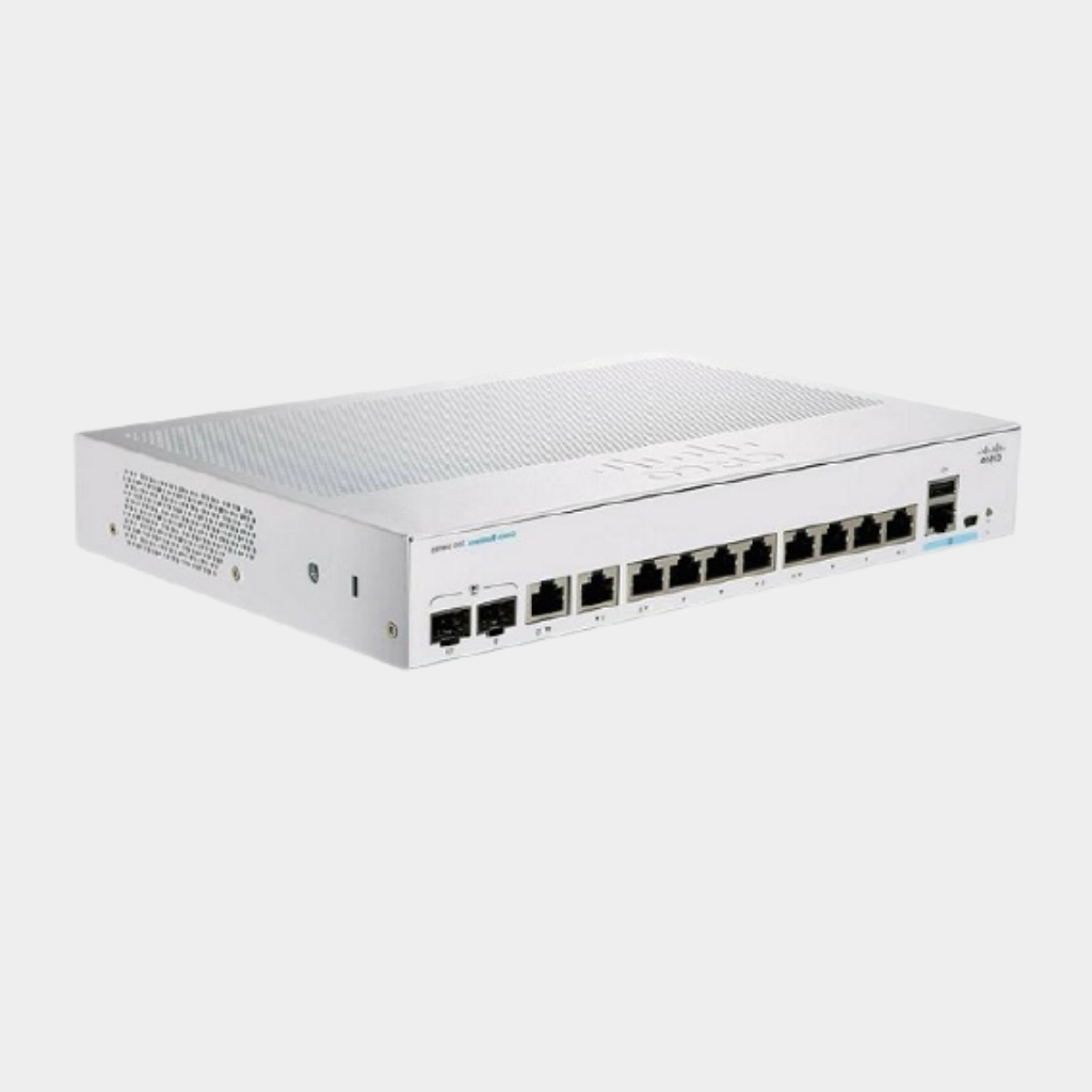 Cisco CBS350-8FP-E-2G-UK Switch Layer 3 Managed PoE+ 8 Porte - Ricondizionato B2B