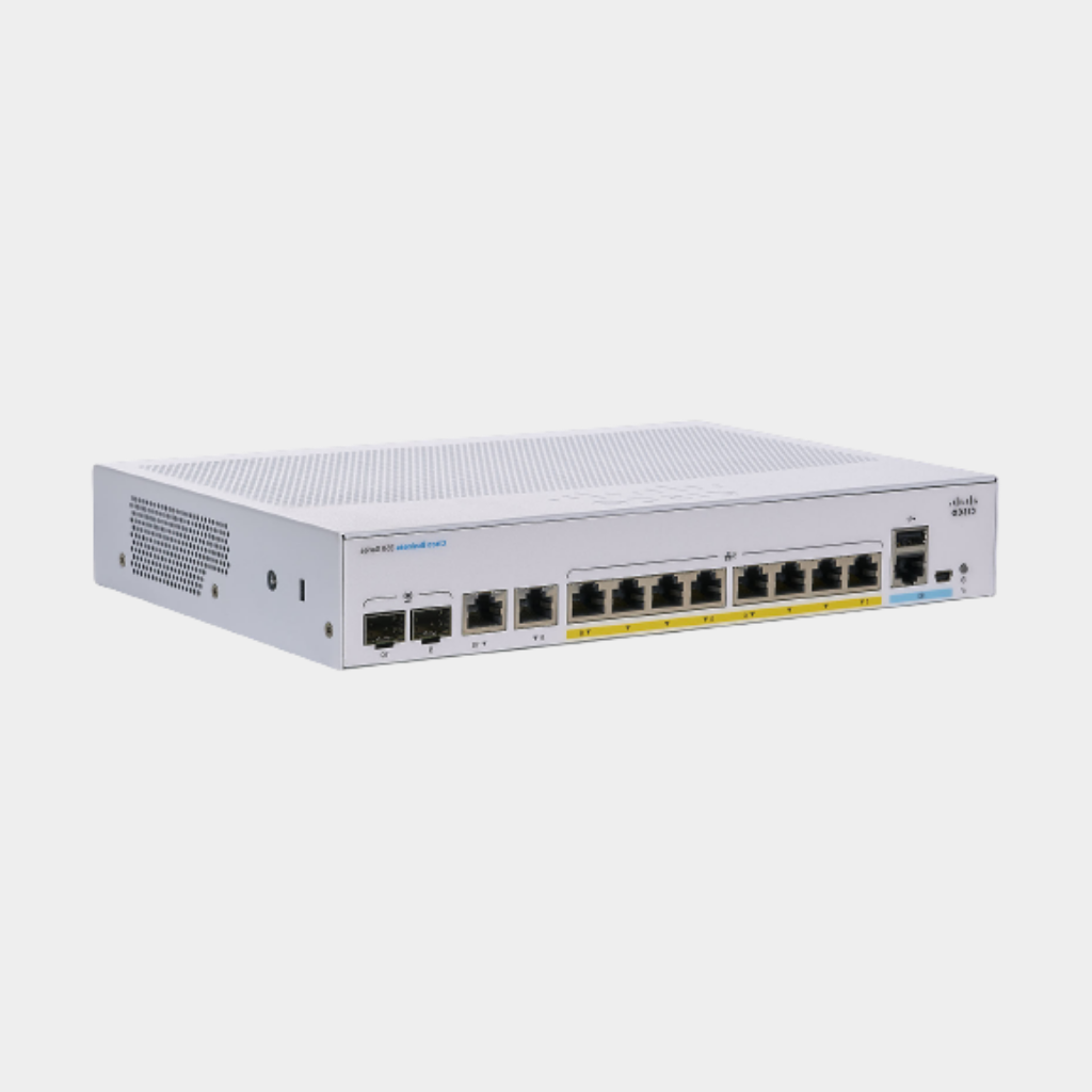 Cisco Business CBS350-8P-2G Managed Switch, 8 Port GE, PoE, Ext PS ...