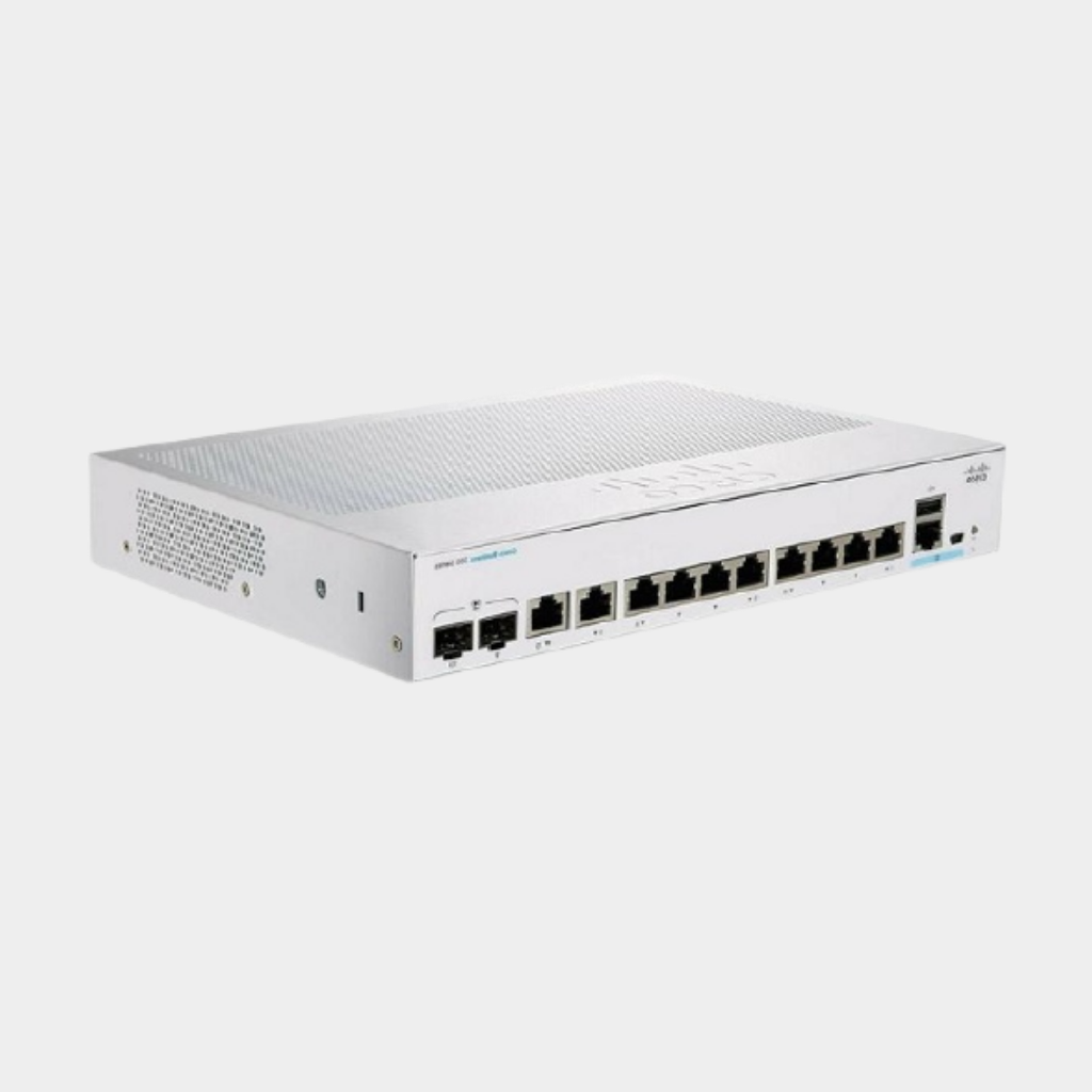 Cisco Business CBS350-8P-E-2G Managed Switch, 8 Port GE, PoE, Ext PS, 2x1G Combo, Limited Lifetime Protection (CBS350-8P-E-2G-EU)