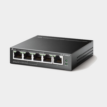 Load image into Gallery viewer, TP-Link 5-Port 10/100Mbps Desktop Switch with 4-Port PoE (TL-SF1005LP)
