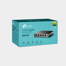 Load image into Gallery viewer, TP-Link 5-Port Gigabit Easy Smart Switch with 4-Port PoE+ (TL-SG105PE)
