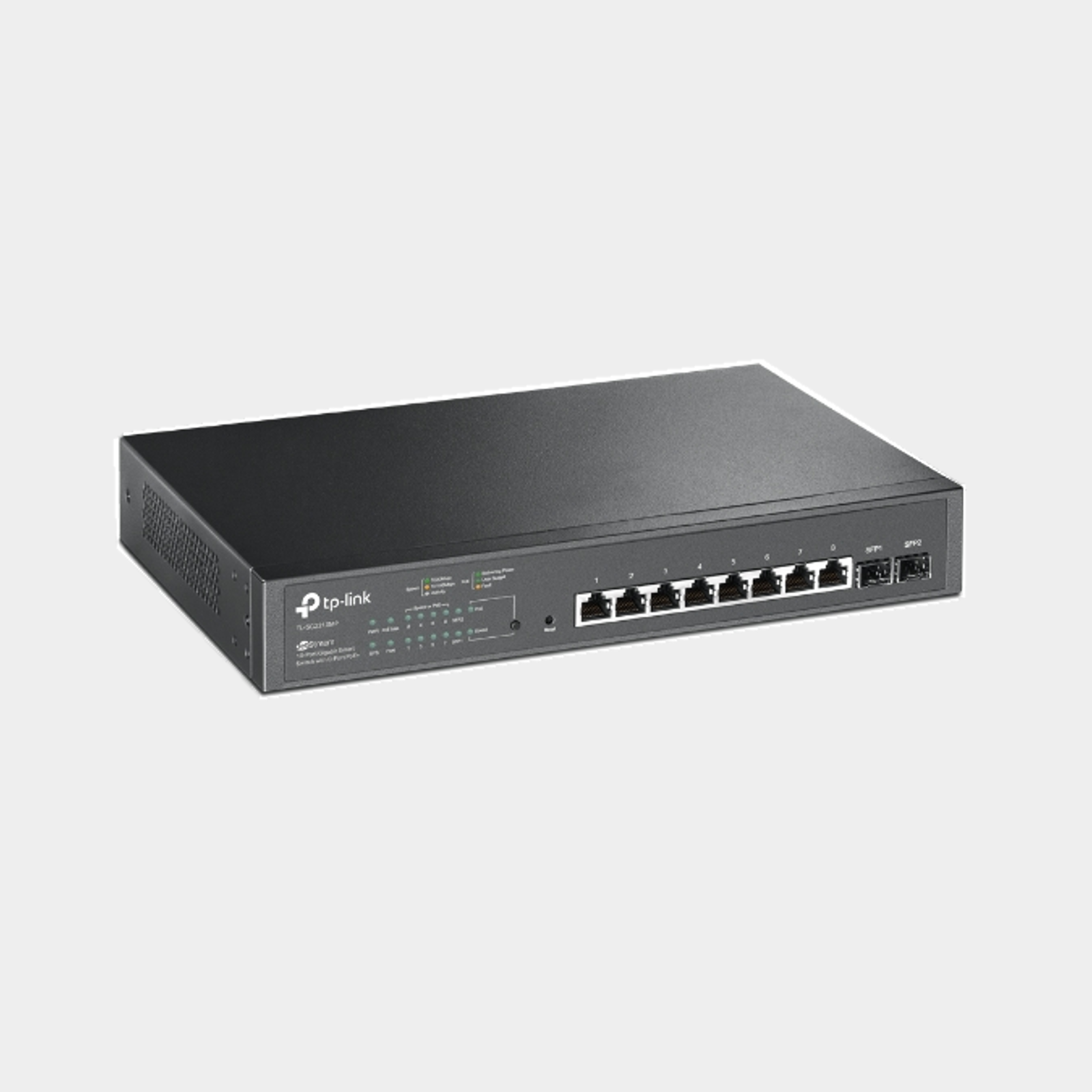 TP-Link JetStream 10-Port Gigabit Smart Switch with 8-Port PoE+ (TL-SG2210MP)