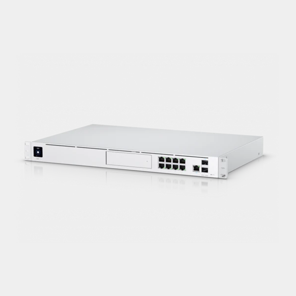 Ubiquiti UniFi Dream Machine Pro (UDM-Pro) I Integrates all current and upcoming UniFi controllers with a security gateway, 10G SFP+ WAN, 8-port Gbps switch and off-the-shelf 3.5