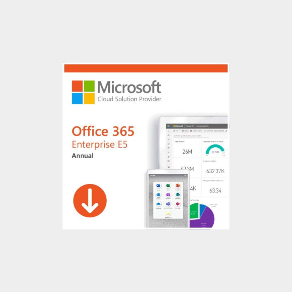 Office 365 Enterprise E5 - ANNUAL (MS-MX21-CFQ7TTC0LF8S)