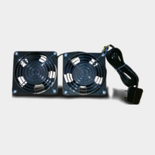 Load image into Gallery viewer, Premium Line German cooling fan, with three pins German- type plug, 1wire/2 fans  (cable length,2M) (621010202)

