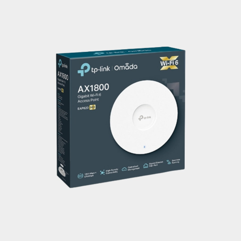TP-Link AX1800 Wireless Dual Band Ceiling Mount Access Point (EAP620 HD) (TL-EAP620-HD)