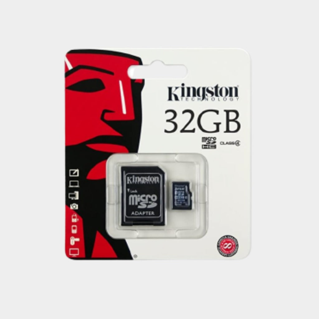 Clearance Sale: Kingston microSDHC SDC4/32GB Class 4 Flash Card + SD Adapter (Kingston SDC4/326B)
